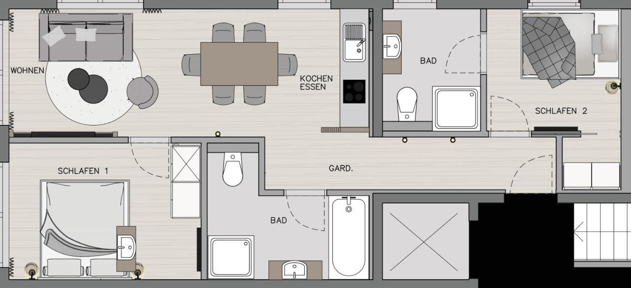 Apartment Streif Lxl Kirchdorf in Tirol Bagian luar foto